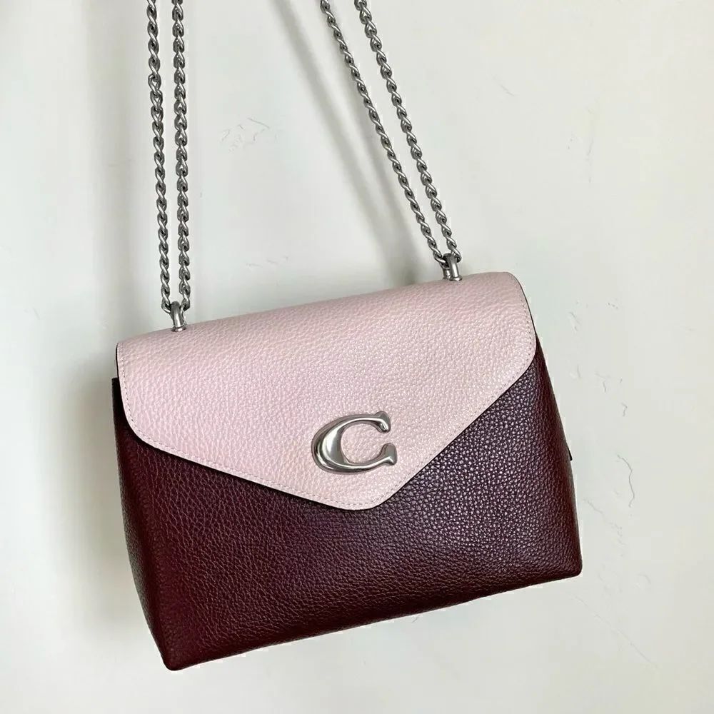 New Coach Leather Shoulder & Crossbody Bag In Colorblock